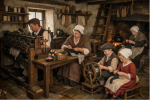 Framework knitters